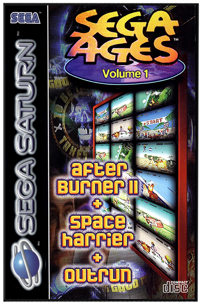 Sega Ages Volume 1 box art for Sega Saturn